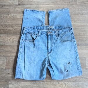 Carhartt Thrashed Men's Relaxed Fit 34 x 32 Light Wash Jean